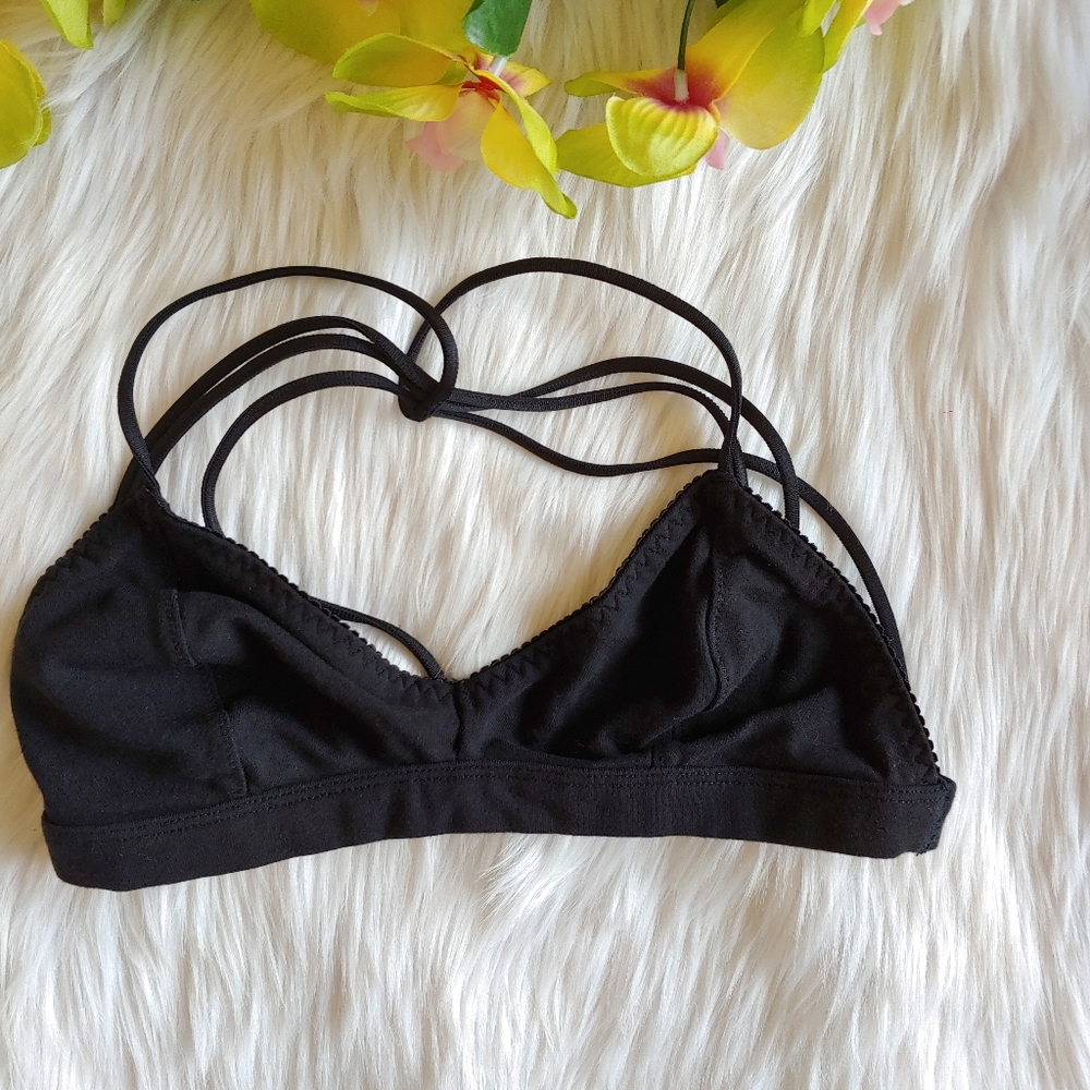 Victoria's Secret black sports athletic bra bralette size XS